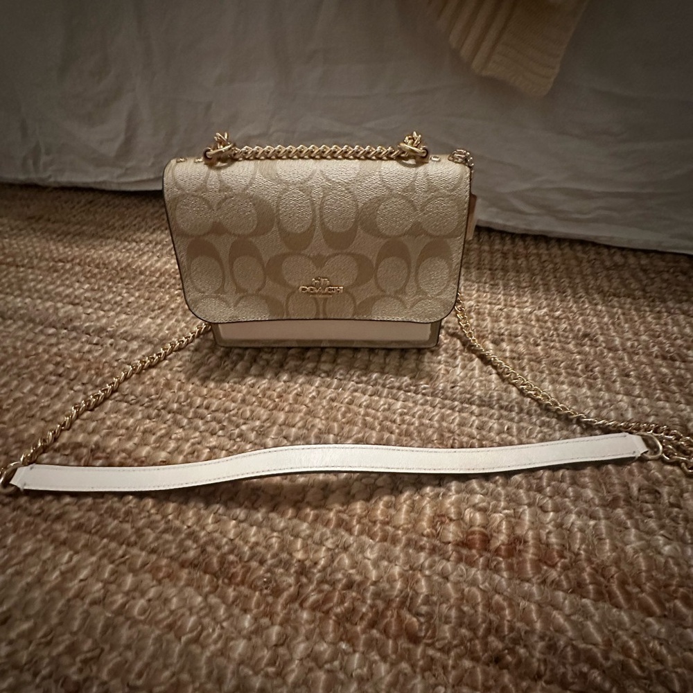 Coach Cream Shoulder Bag